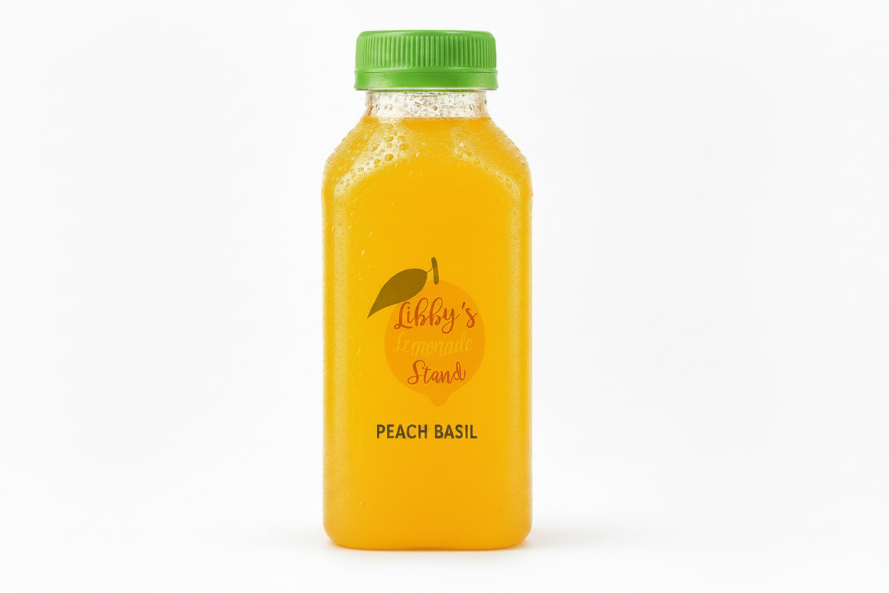 Peach Basil Lemonade